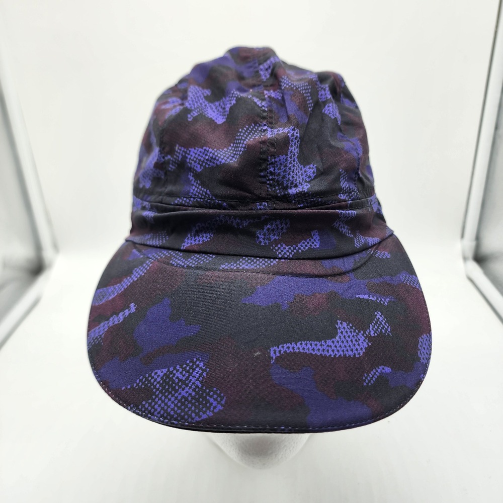 Lululemon Race To Place Run Hat 2.0 Women's OS Purple Black Hounds Camo